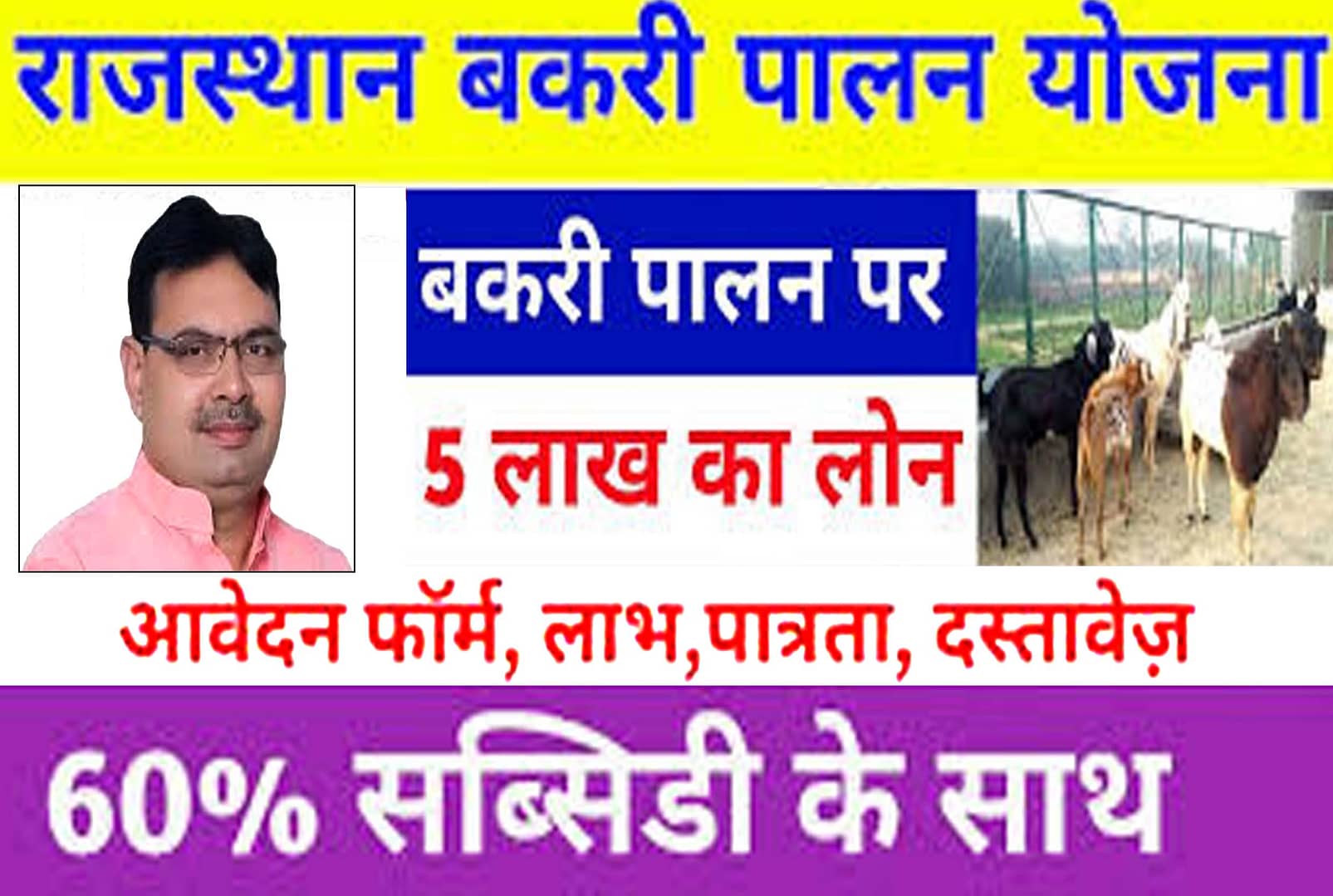 Rajasthan Govt Bakri Palan Yojana 2025: राजस्थान सरकार बकरी पालन हेतु 50 लाख रुपए तक का लोन सम्पूर्ण जानकारी
